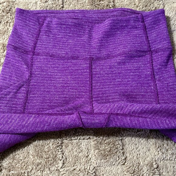 RARE Lululemon Speed Tight IV Rulu Herringbone Violet Full Length Leggings 4 - Picture 4 of 9